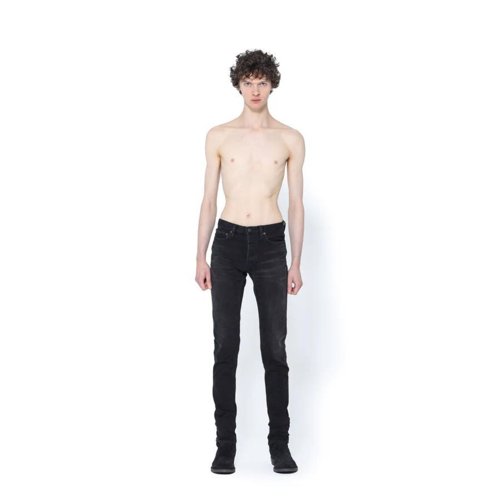[STANDARD] 107 S.Slim USD （BLACK） / スリムデニムパンツ （ブラック）