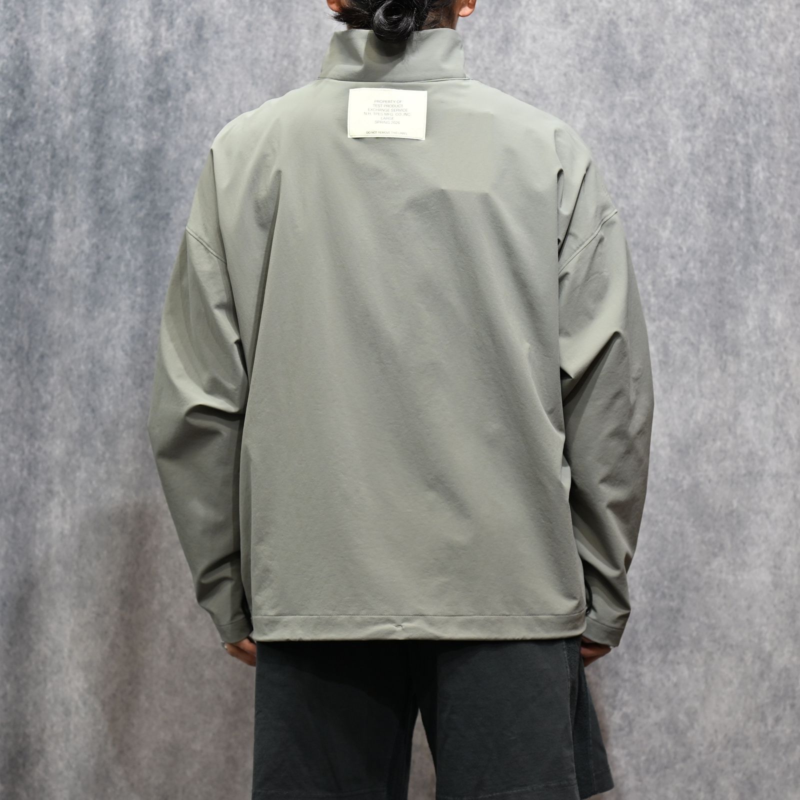 HALF ZIP PULLOVER （GRAY / グレー）｜ハーフジップ プルオーバー｜9261-CS06-004