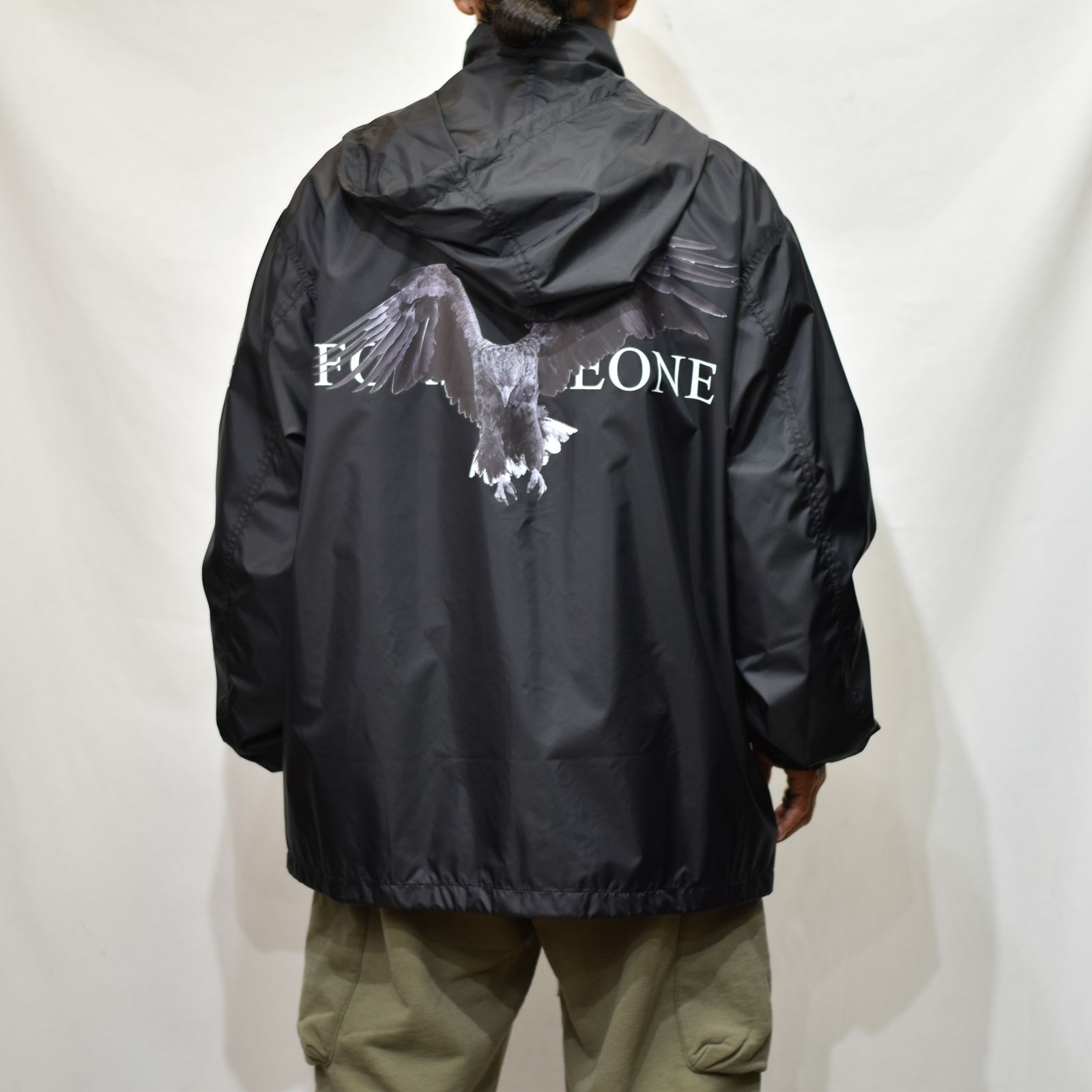 FORSOMEONE - EAGLE WINDBREAKER (BLACK) ウインドブレーカー イーグルプリント | chord online  store