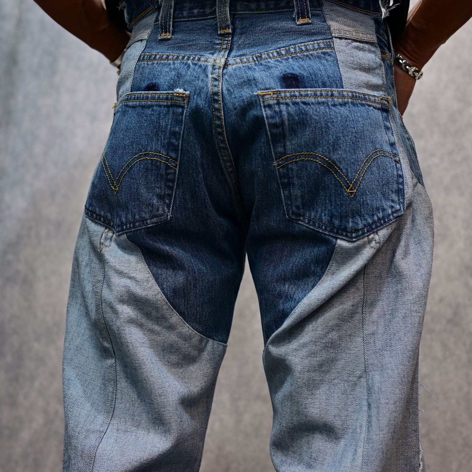 OLD PARK×MINEDENIM Inside out Chaps Jeans （USS） / MND-25SSOP002