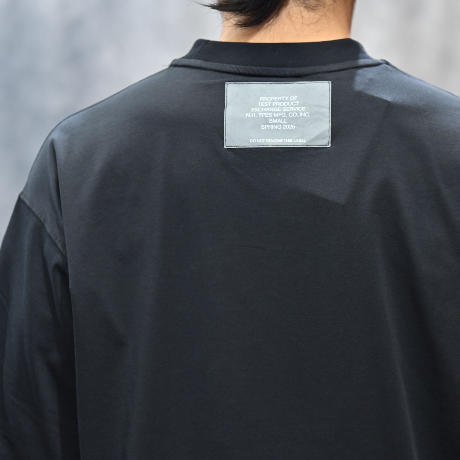 SIDE-PANEL T-SHIRT （BLACK） / ドロップショルダー Tシャツ （BLACK） 9251-CS53-015