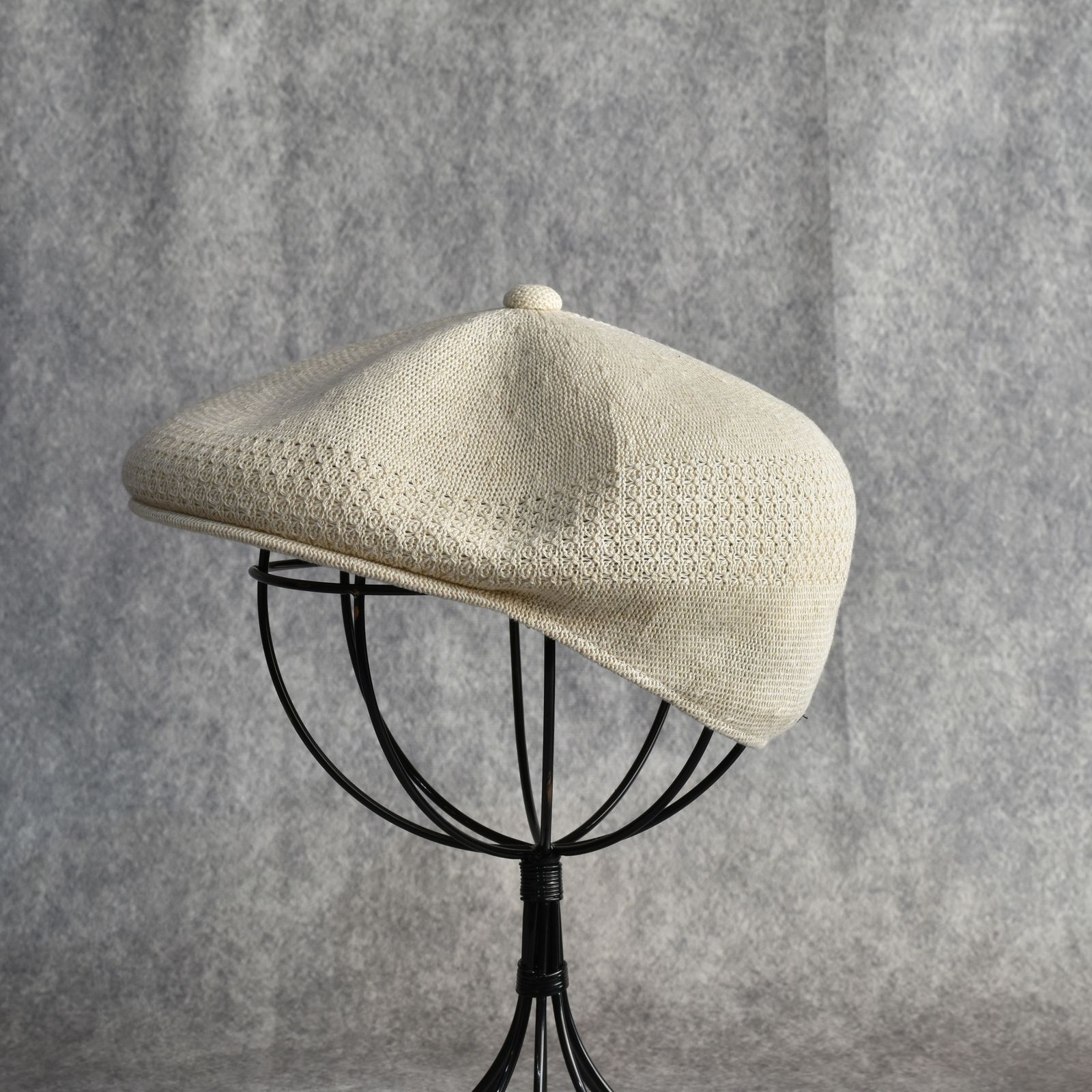 Linen Hunthing Cap "GENTLEMAN" (IVORY) / リネン ハンチング帽