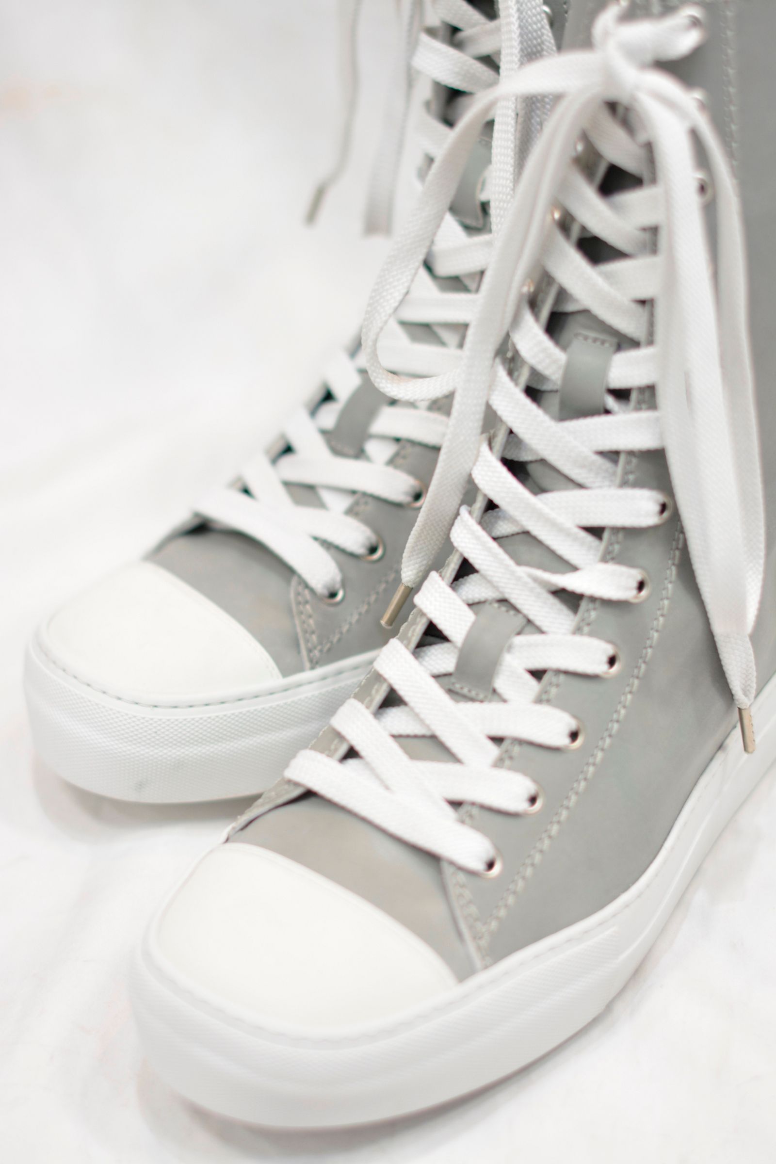 【chord 別注アイテム】 CALF LEATHER EXTRA HI CUT SNEAKER SPAIRAL ZIP LINED