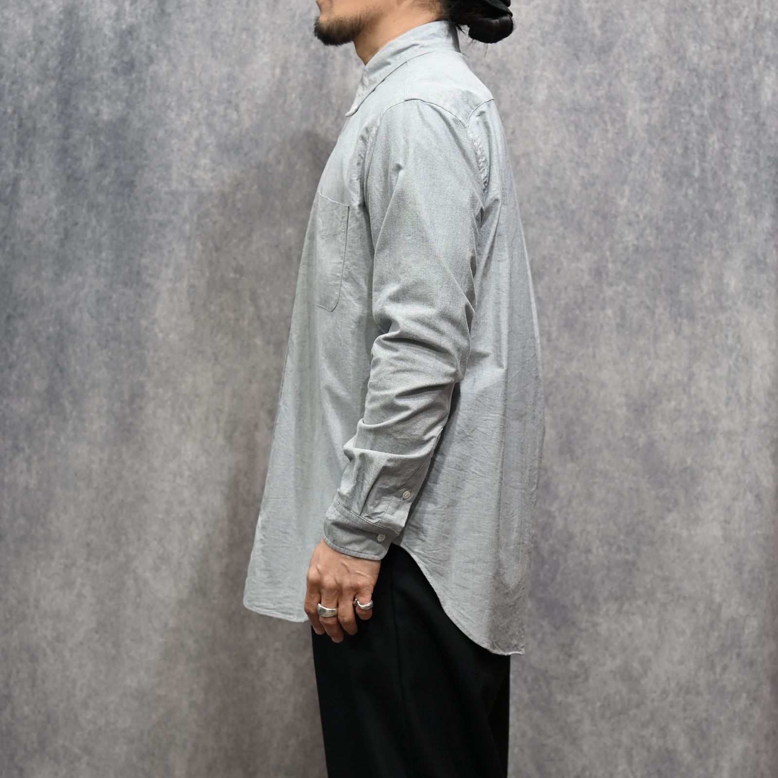 Classic Oxford BD SH （LGY）｜オックスフォード ボタンダウンシャツ｜2603-5002