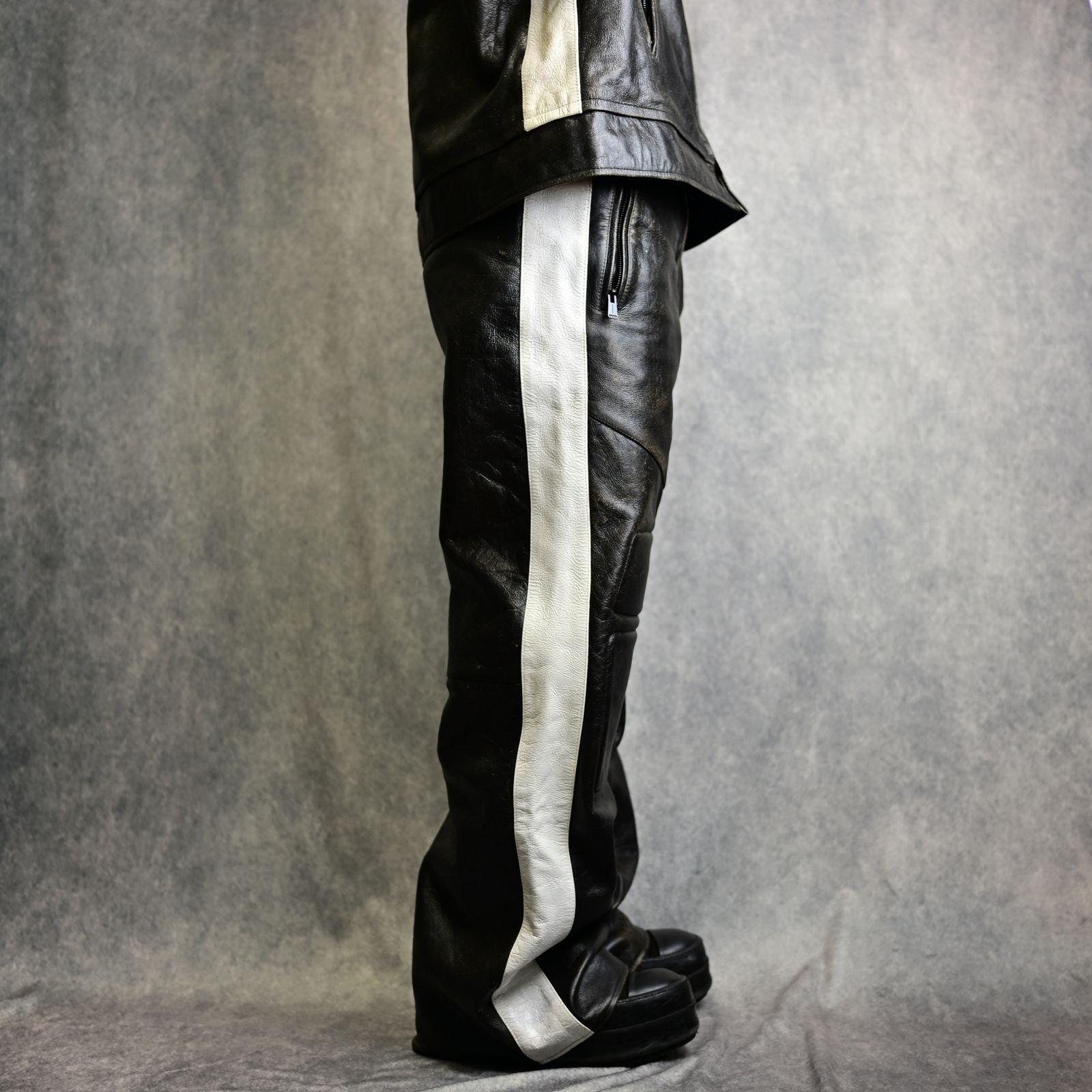 RACING PANTS LEATHER (BLACK) / レーシング レザーパンツ （ブラック）