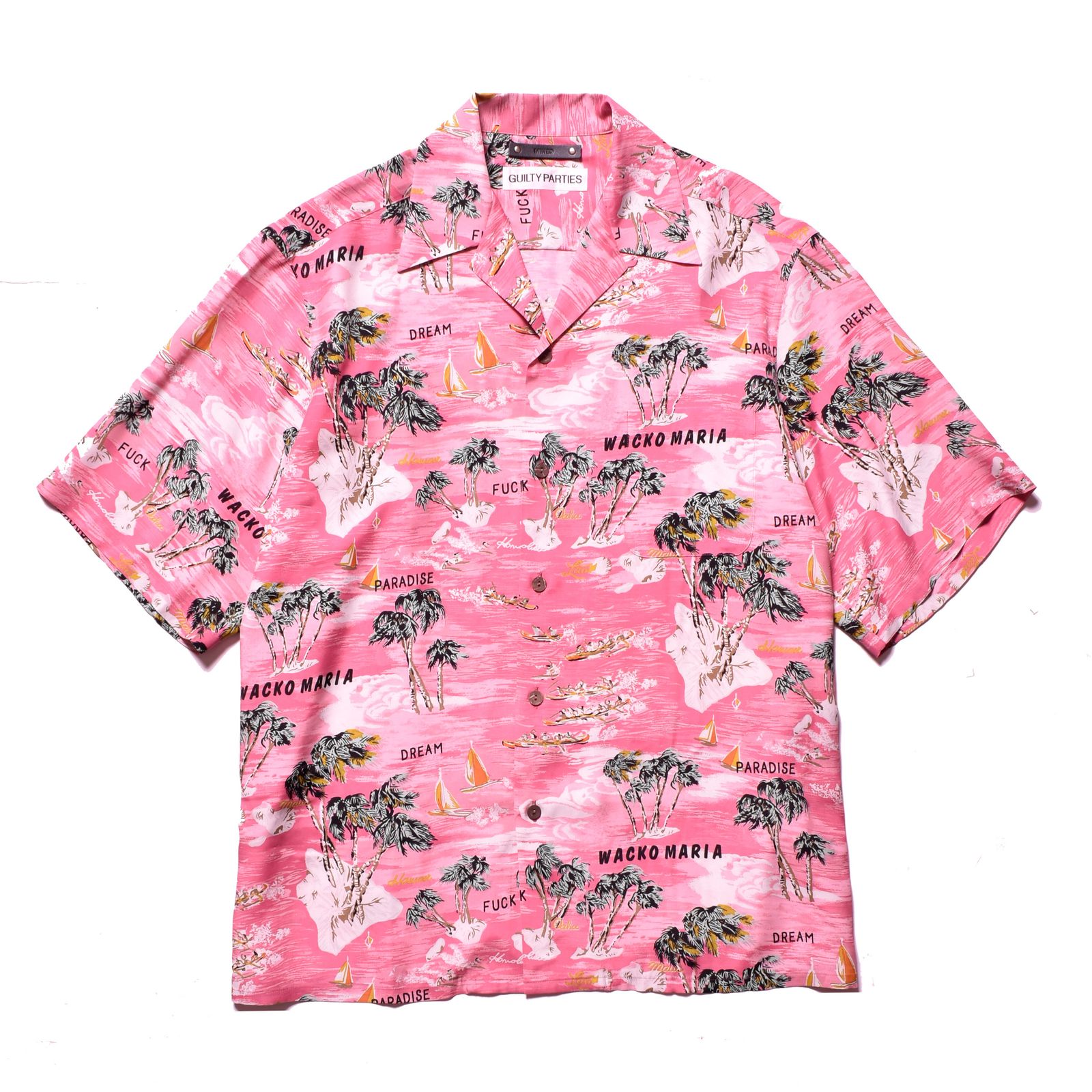 × WACKO MARIA アロハシャツ （PNK / ピンク）