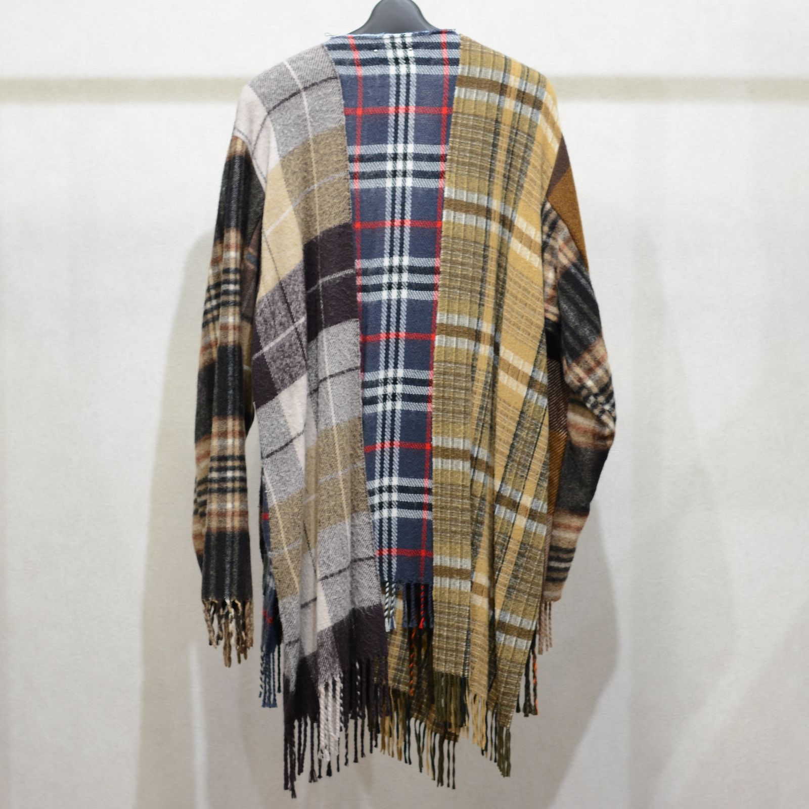 OLD PARK×MINEDENIM Check MufflerCardigan