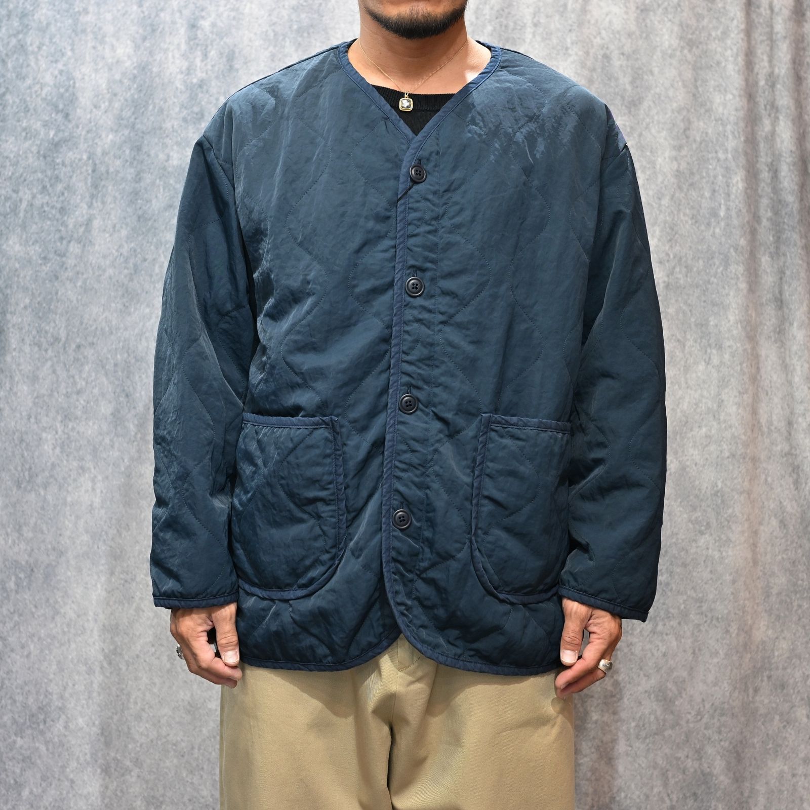SUPER NYLON MILITARY LINER (BLUE)|スーパーナイロン ミリタリー ライナー ジャケット (ブルー) PC-015-2014-40