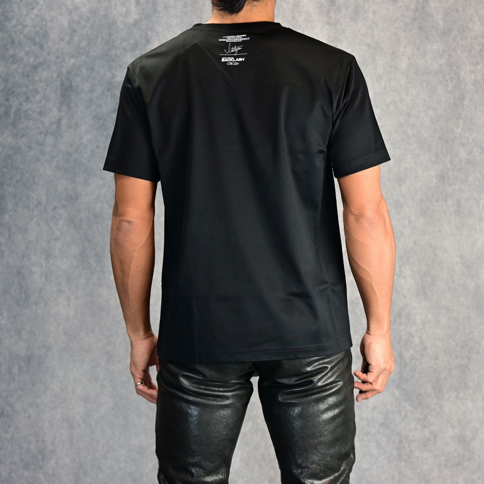 THE LINE スーピマコットン Tシャツ （BLACK） T-268