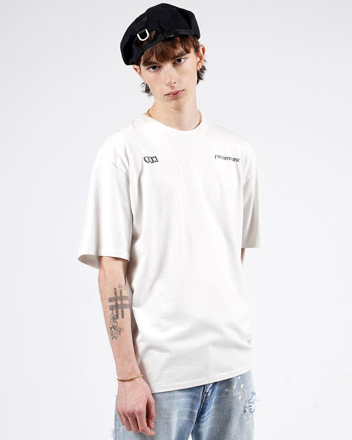 METAL TEE (O.WHITE) / Tシャツ オフホワイト