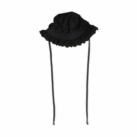 FRILL LACE BUCKET HAT (BK)｜フリルレース バケットハット｜PD26SAC01