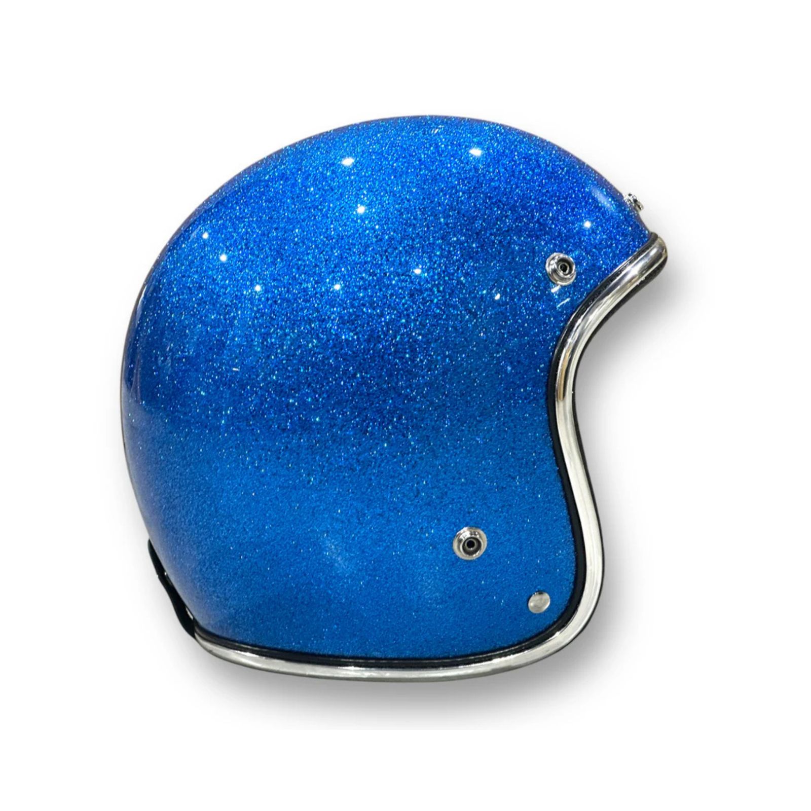 【Sサイズ｜即日発送】 | GLITTER 3/4 HELMET (BLUE) | グリッターヘルメット