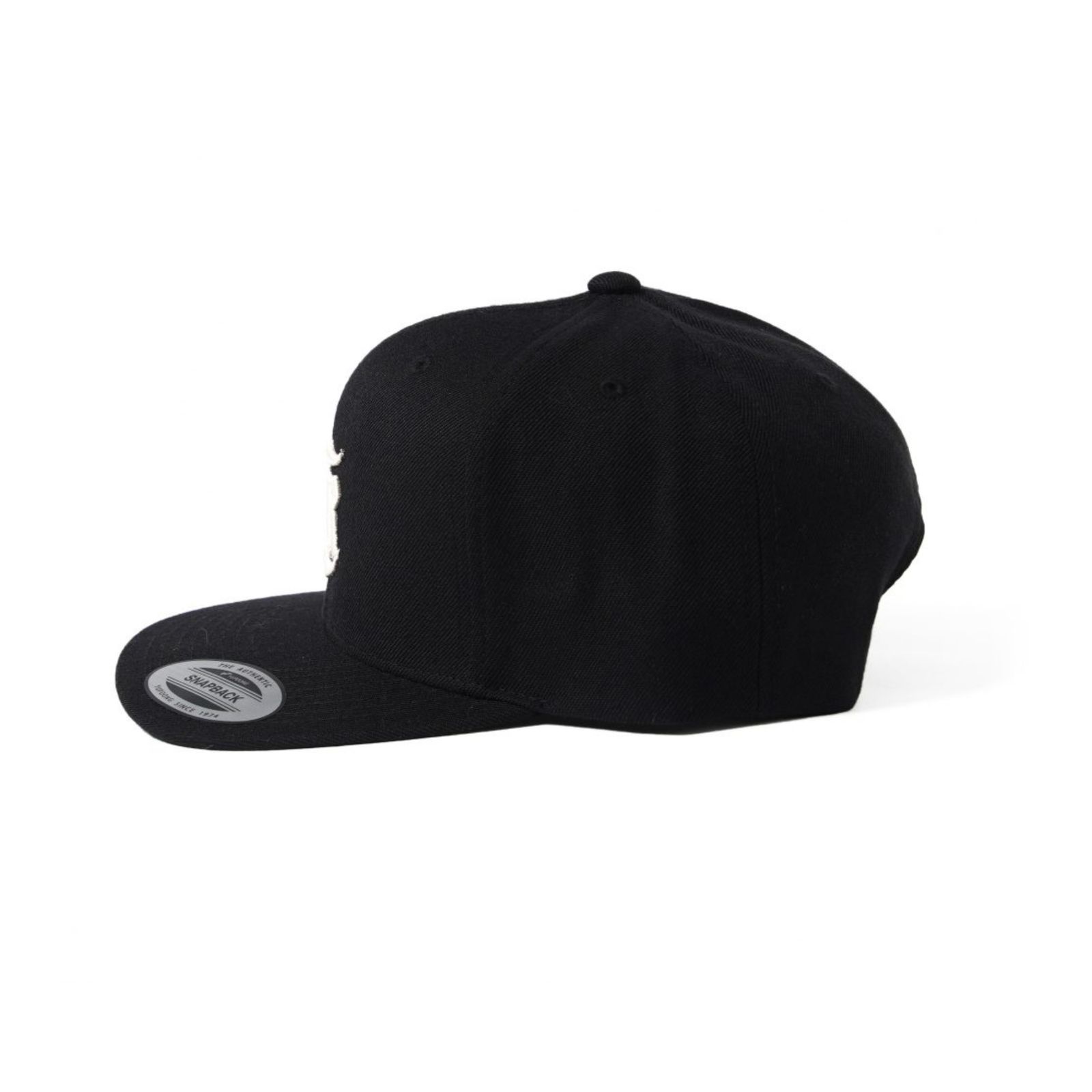CR LOGO EMBORIDERY B.B CAP (BLACK)｜スナップバック ベースボールキャップ｜CR-25SS001