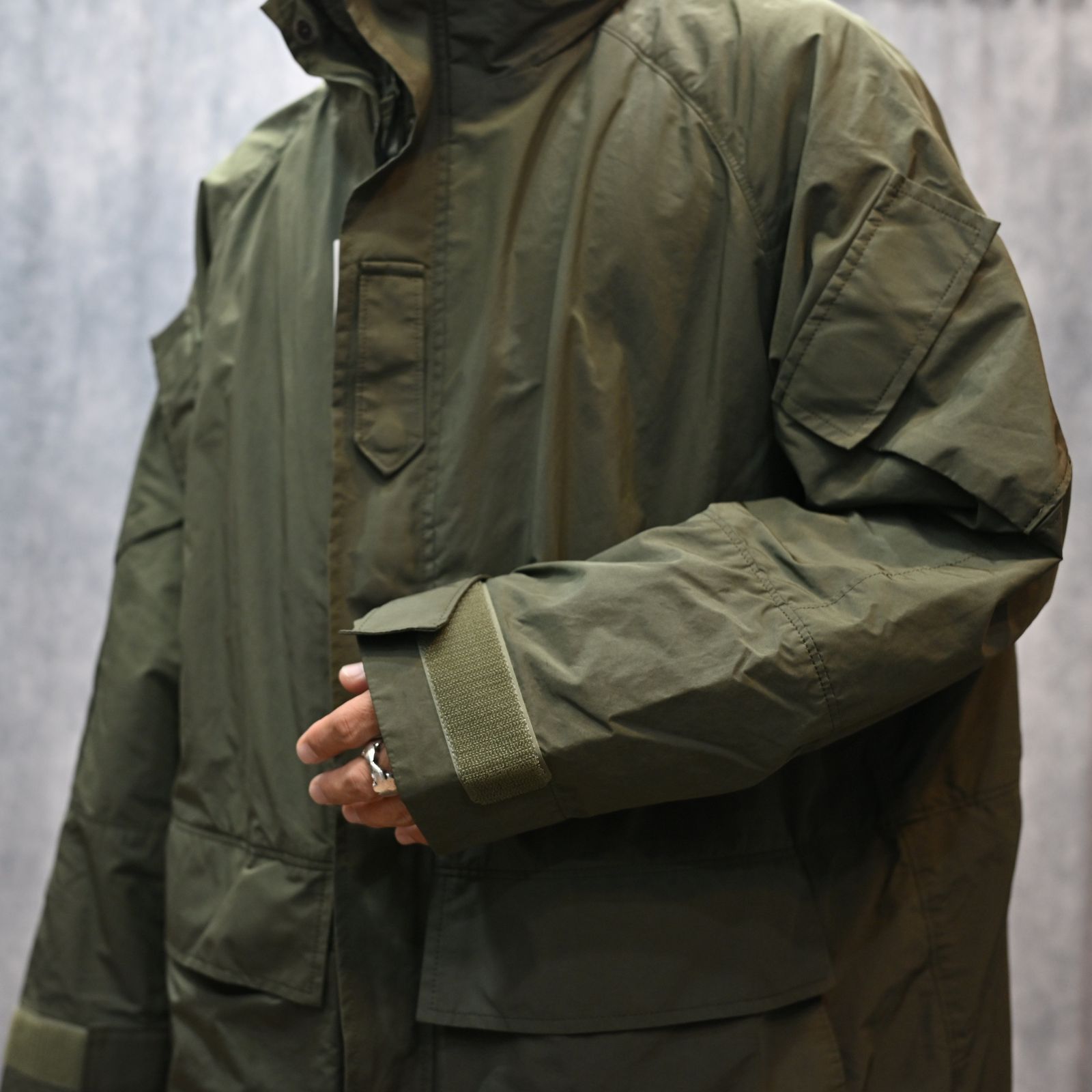 WEATHER MILITARY JACKET / LINER NYLON ZU CONNECTION  （KHAKI)｜ウェザーミリタリー ジャケット （カーキ） PC-026-2988-52
