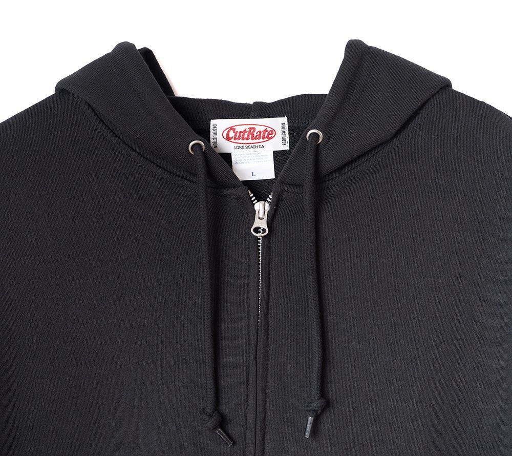 ×VENICE8 COFFEE HOUSE CR CHERRY BOMB ZIP HOODIE (BLK) / ジップアップ パーカー
