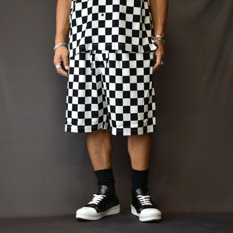 CU.Denim Checker flag Surf Shorts (WPT)