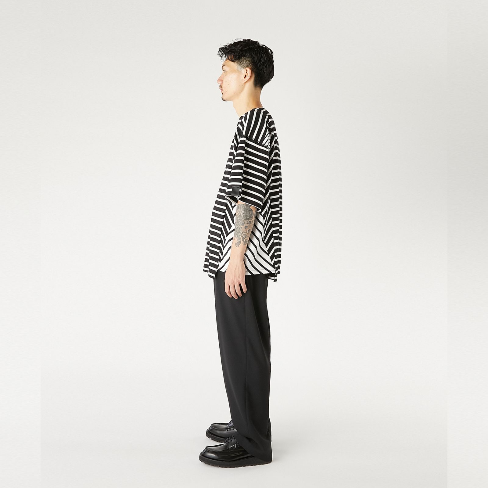 ZEBRA BASQUE SHIRT （BLK BORDER / ブラック）｜ボーダーTシャツ｜2261-CS54-024