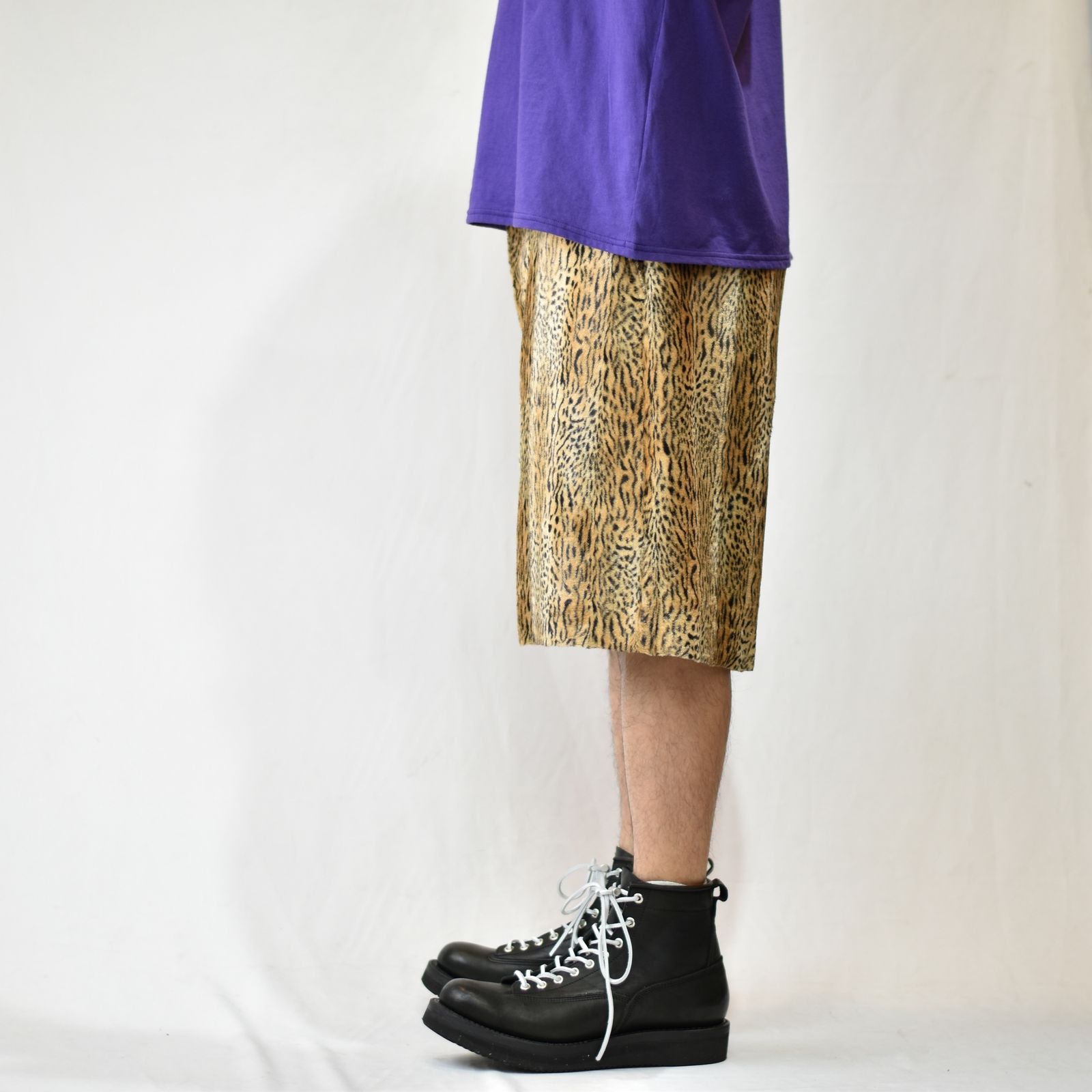 ANIMAL PATTERN SHORTS (GOLD) / アニマル柄 ショートパンツ