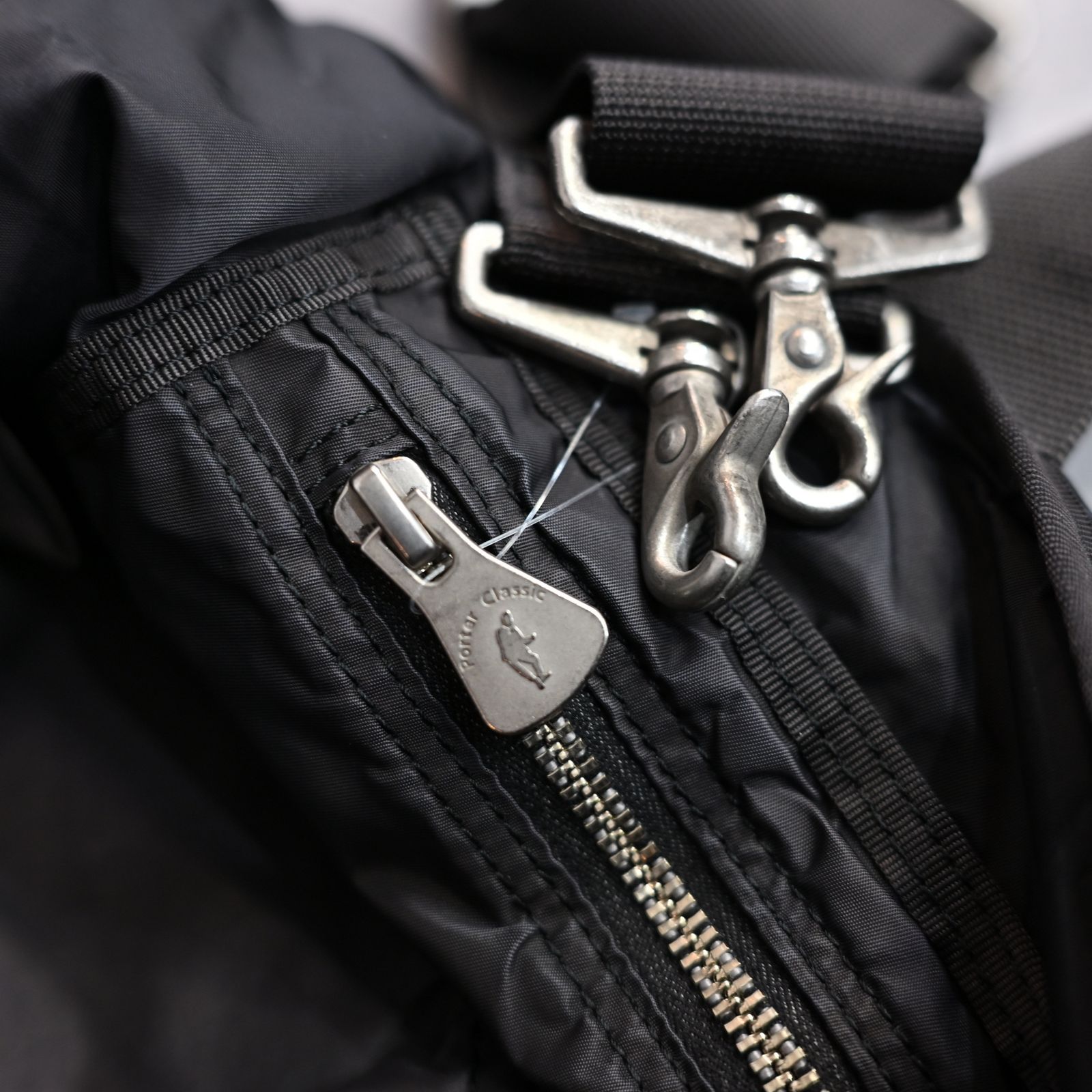 SUPER NYLON TOTE BAG (BLACK) / スーパーナイロン トートバッグ （ブラック） PC-015-265-10