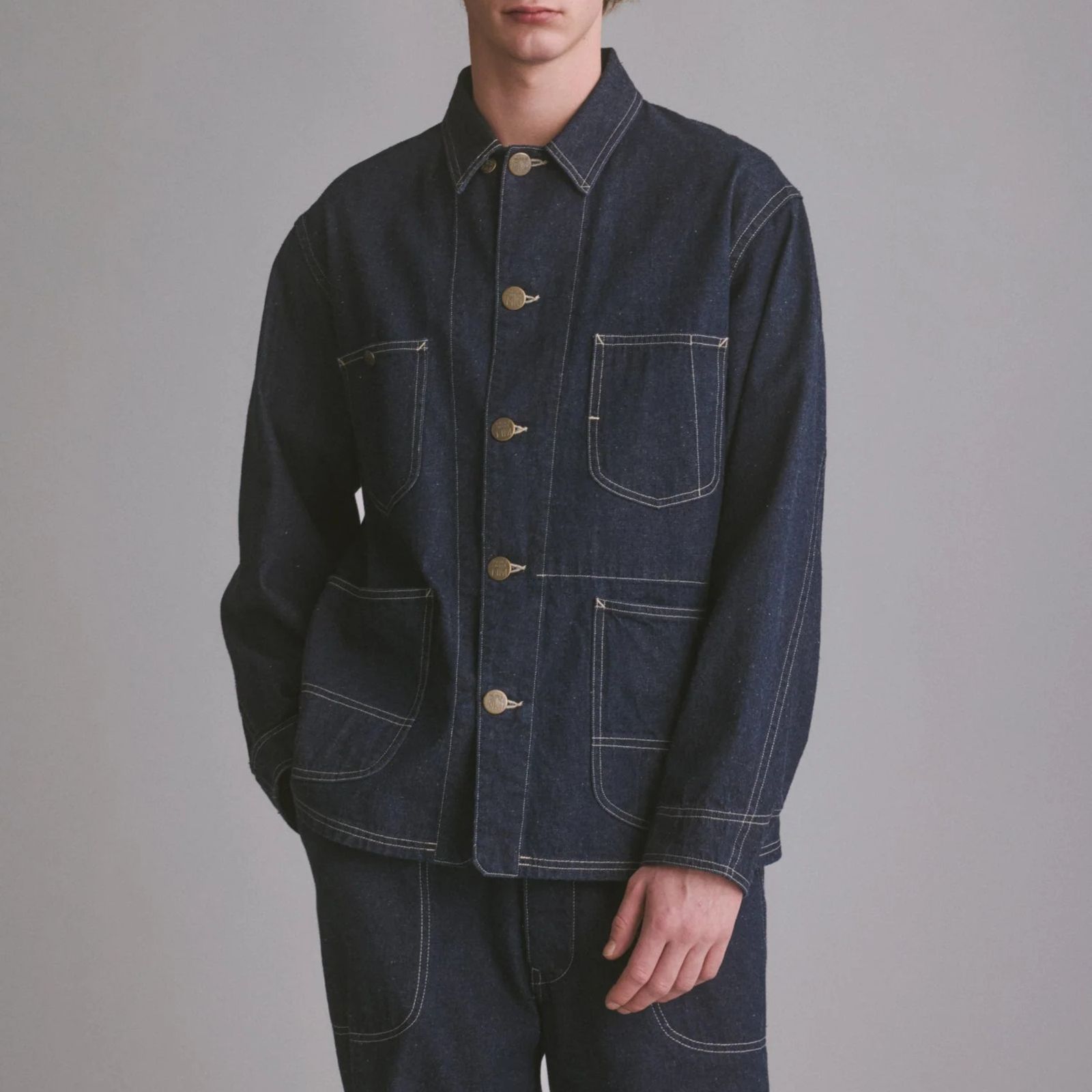 #024 LE CHORE JACKET ONE-WASHED （INDIGO） / カバーオール （インディゴ） 2026SSJK-YY-0012