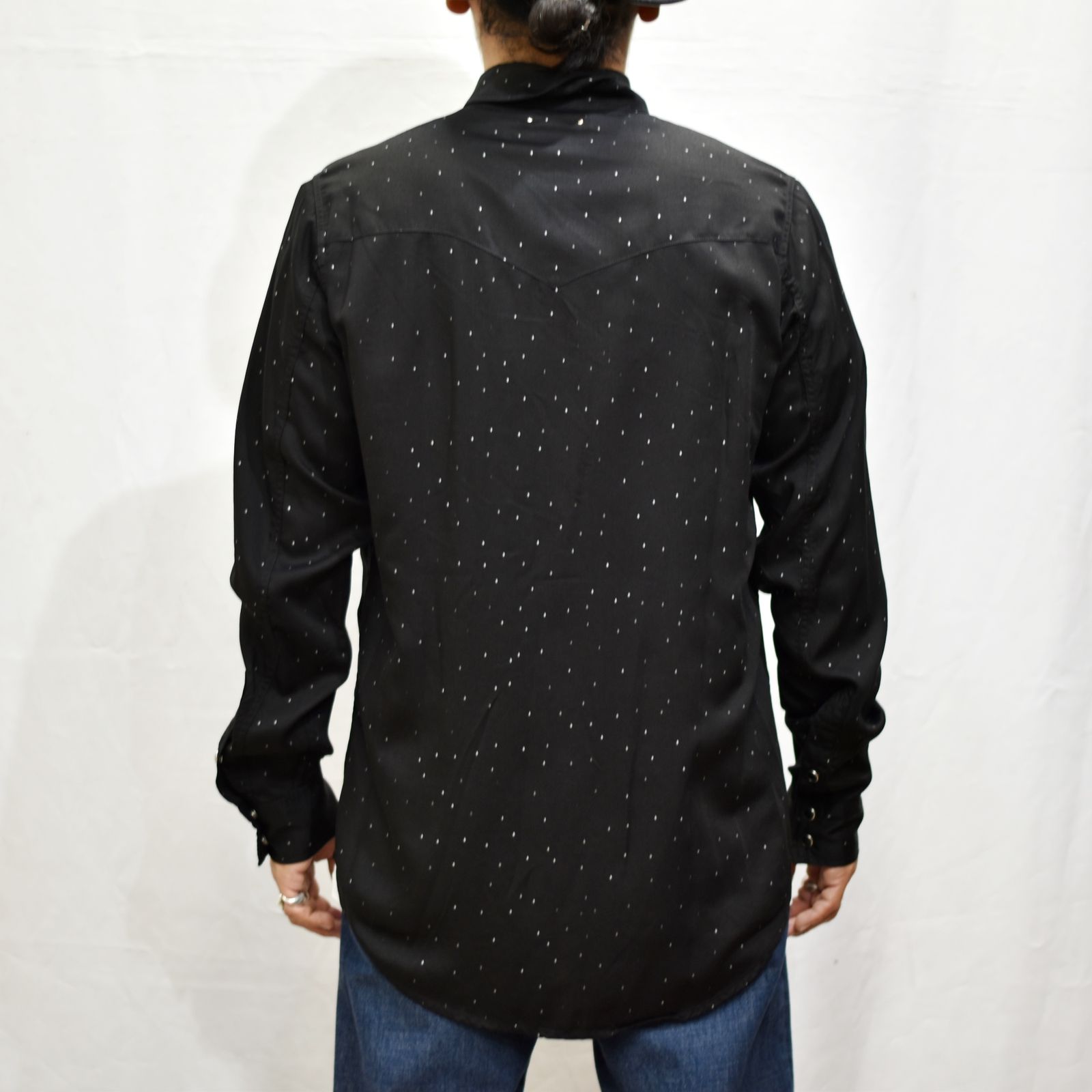 MINEDENIM - Rhombus Dot C.Denim Western SH (BLK) | chord online store