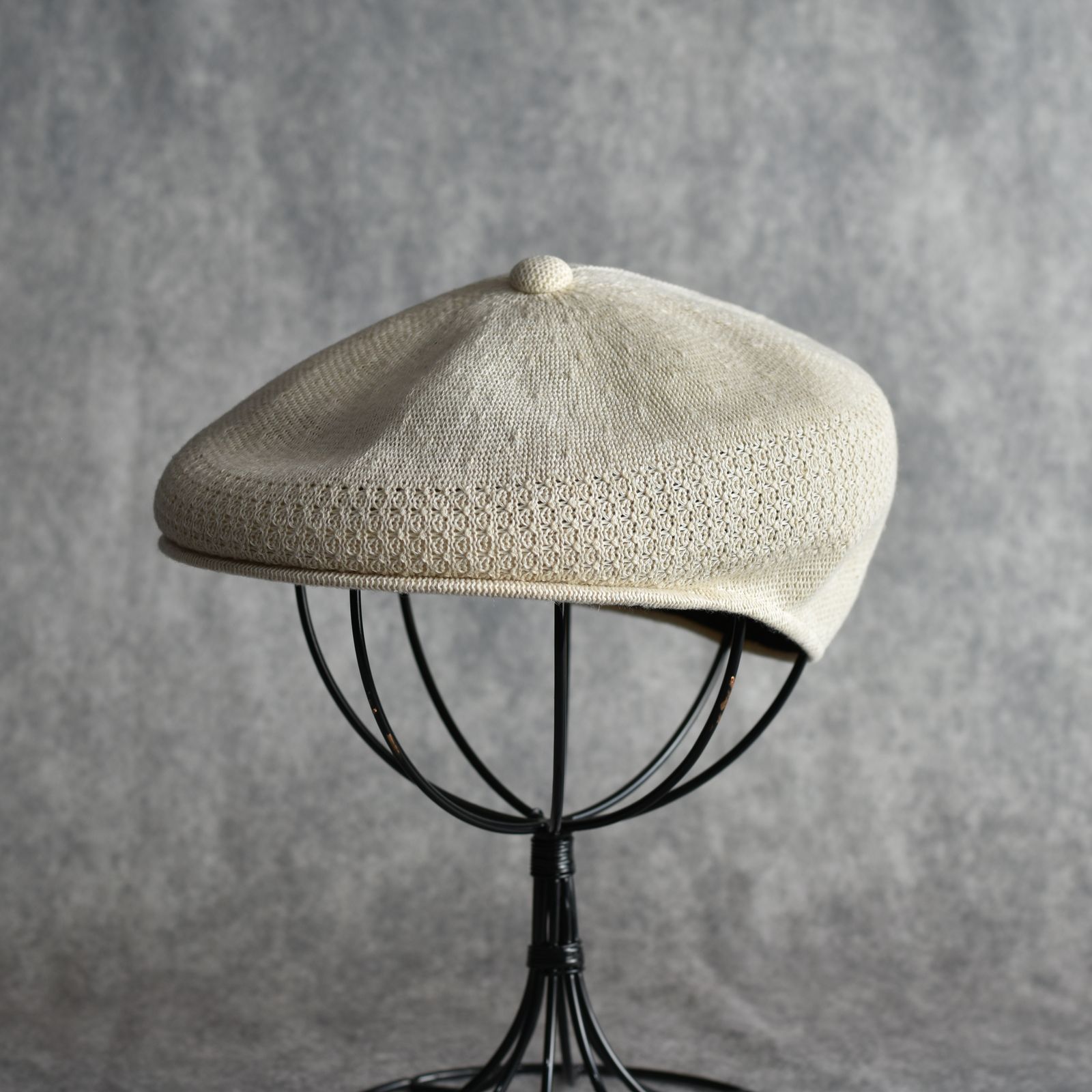 Linen Hunthing Cap "GENTLEMAN" (IVORY) / リネン ハンチング帽
