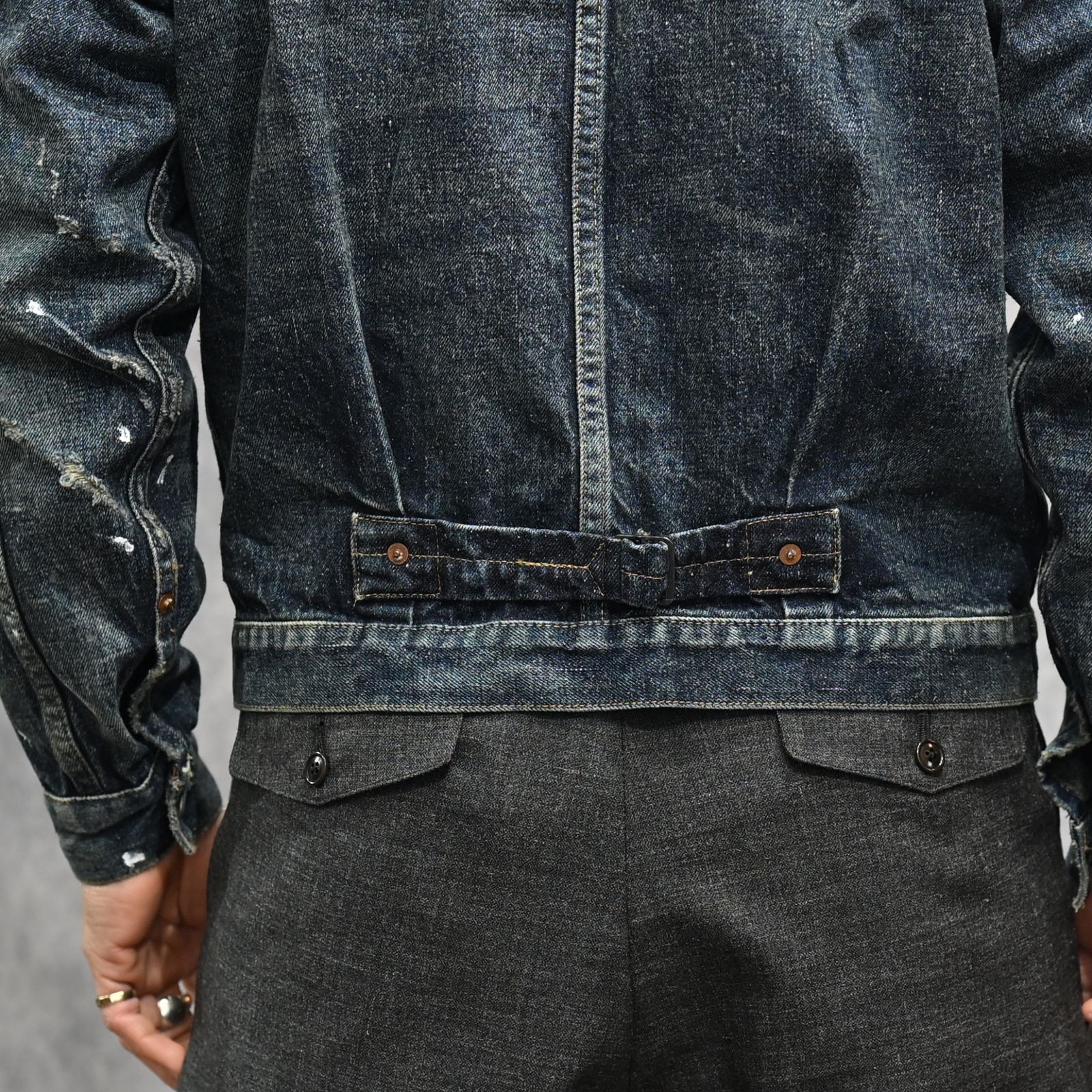 #001 T-BACK DENIM JACKET （INDIGO） / デニムジャケット ファースト （インディゴ） 2026SSJK-YY-0001