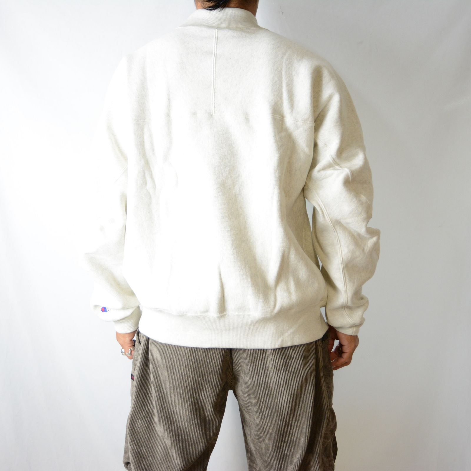 N.HOOLYWOOD - Champion MOCKNECK SWEATSHIRT （OATMEAL