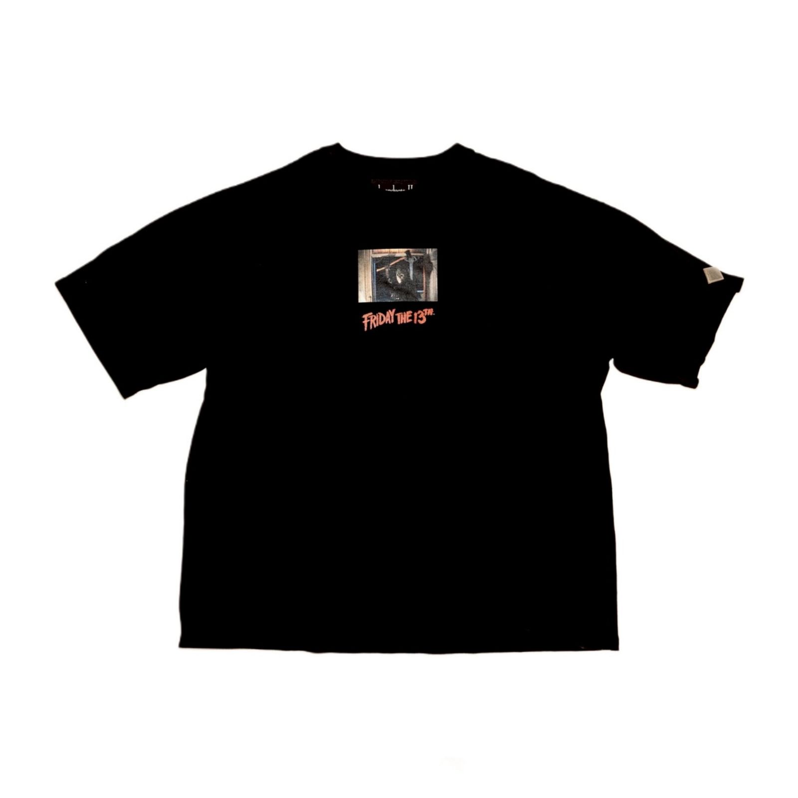 x FRIDAY THE 13TH MOVIE SCENE T-SHIRT (BK)｜13日の金曜日 半袖Tシャツ｜PD26MC04