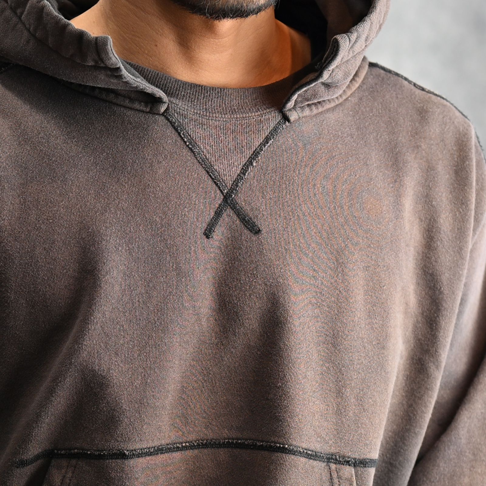 W-V AFTER HOODIE (BLACK / ブラック) パーカー フーディー 2401002M