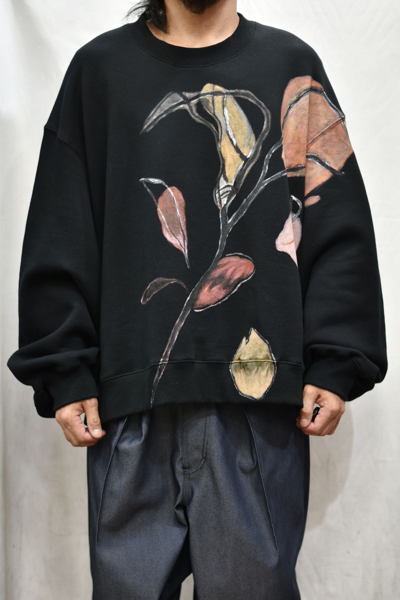 タックパフスウェット / LB21FW-PO01-HP (BLACK×CANNA)