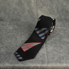 ダービータイD 三角ストライプ ジャガード (BLACK) / ネクタイ （ブラック）