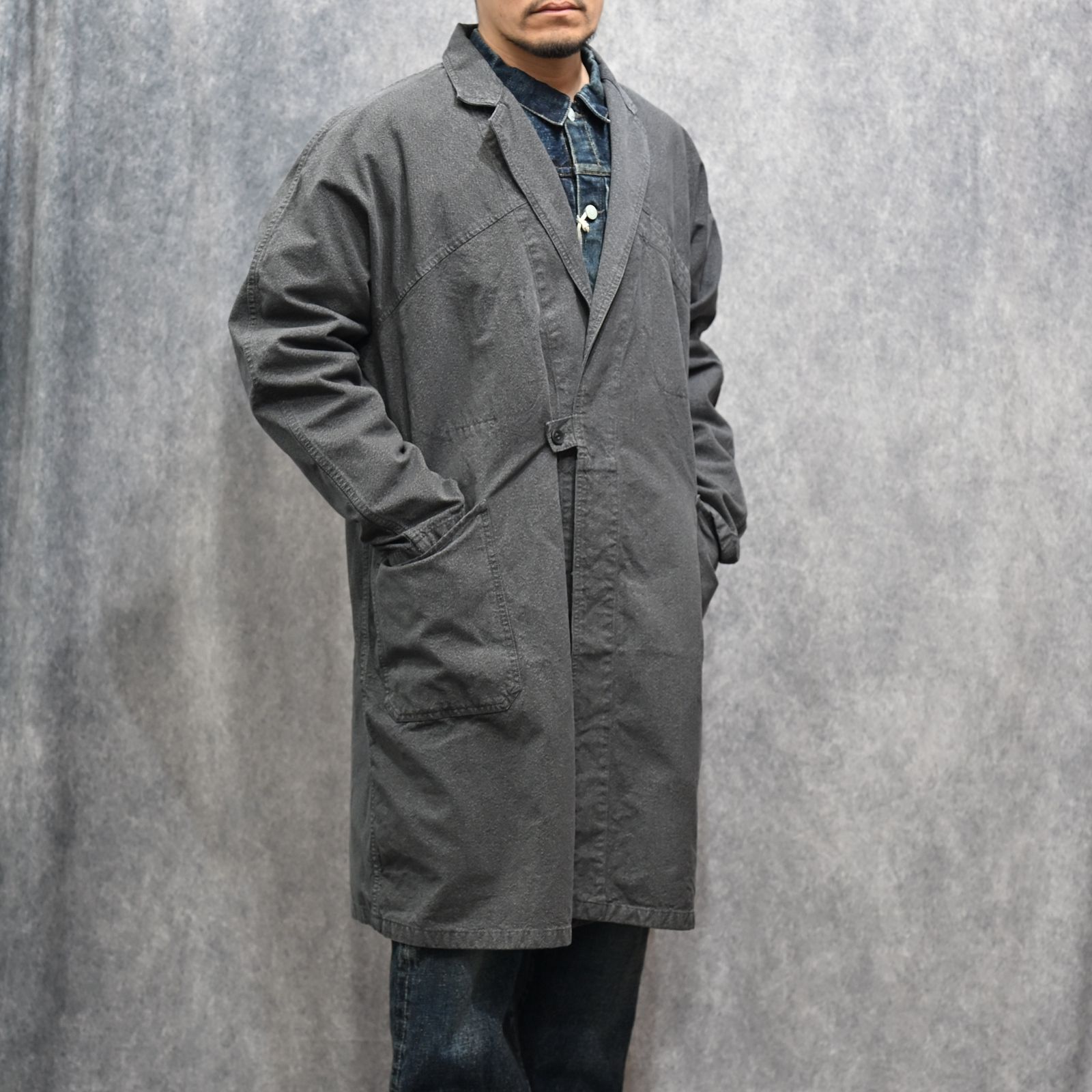 WORK COAT （BLACK） / アトリエコート （ブラック） 2026SS-JK3-YW