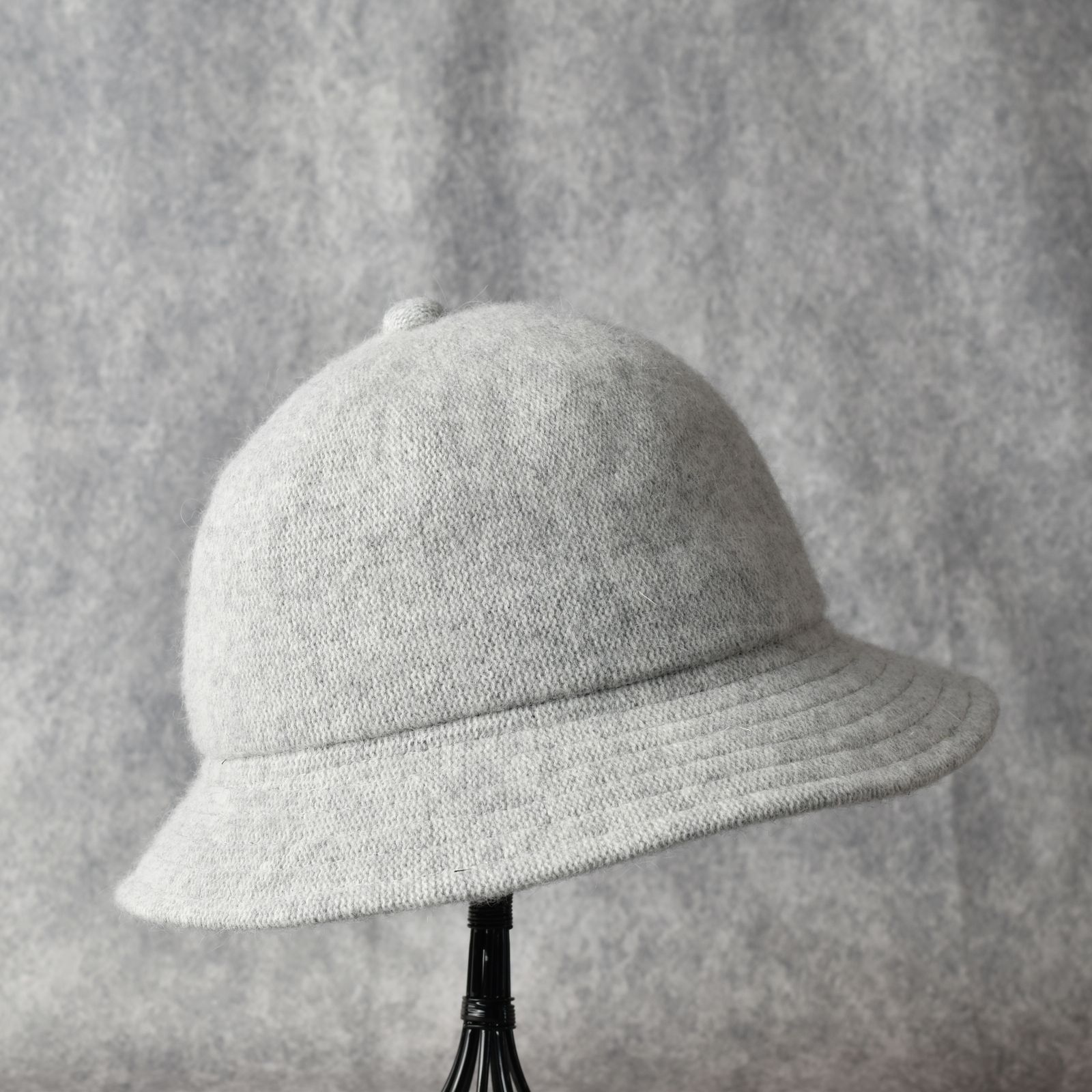 Angora Wool Bell Hat "BOYZ" (GRAY) / アンゴラウール ベル型ハット