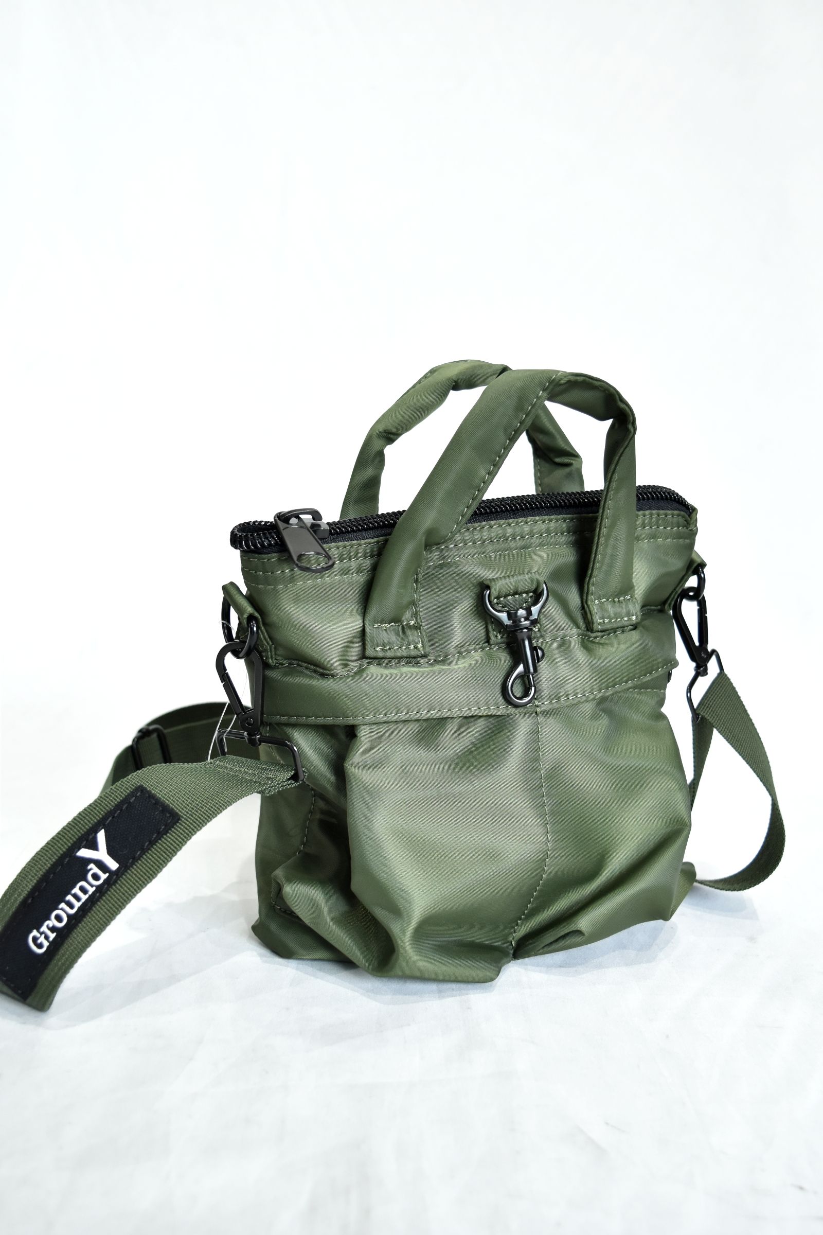 Ground Y - Small helmet bag (Khaki) | chord online store