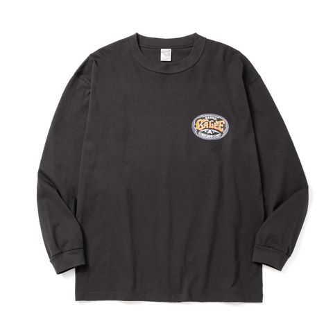 VINTAGE TYPE SIGNBOARD L/S TEE ＜NATURALLY PAINT DESIGN＞ (INK BLACK)｜プリント 長袖 Tシャツ｜CL-26AWNT002
