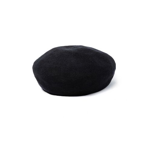 COTTON BERET (BLACK)