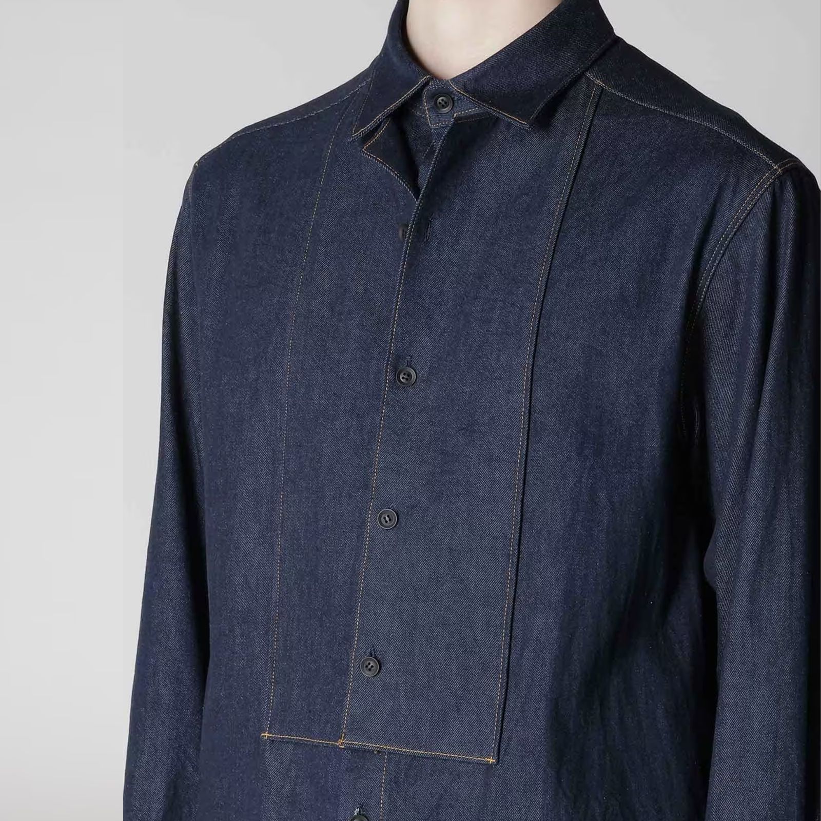 8OZ DENIM DOUBLE FRON SHIRT （INDIGO） / デニムシャツ （インディゴ） / HO-B44-023-1-03