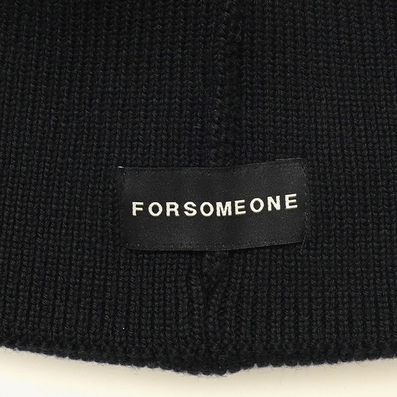 WOOL KNIT BEANIE (BLACK） /  （ブラック） 78001134