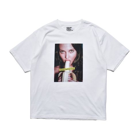 × STIE-lo  Mike Dowson Holding Tee （WHT / ホワイト）｜プリントTシャツ｜STLMD002
