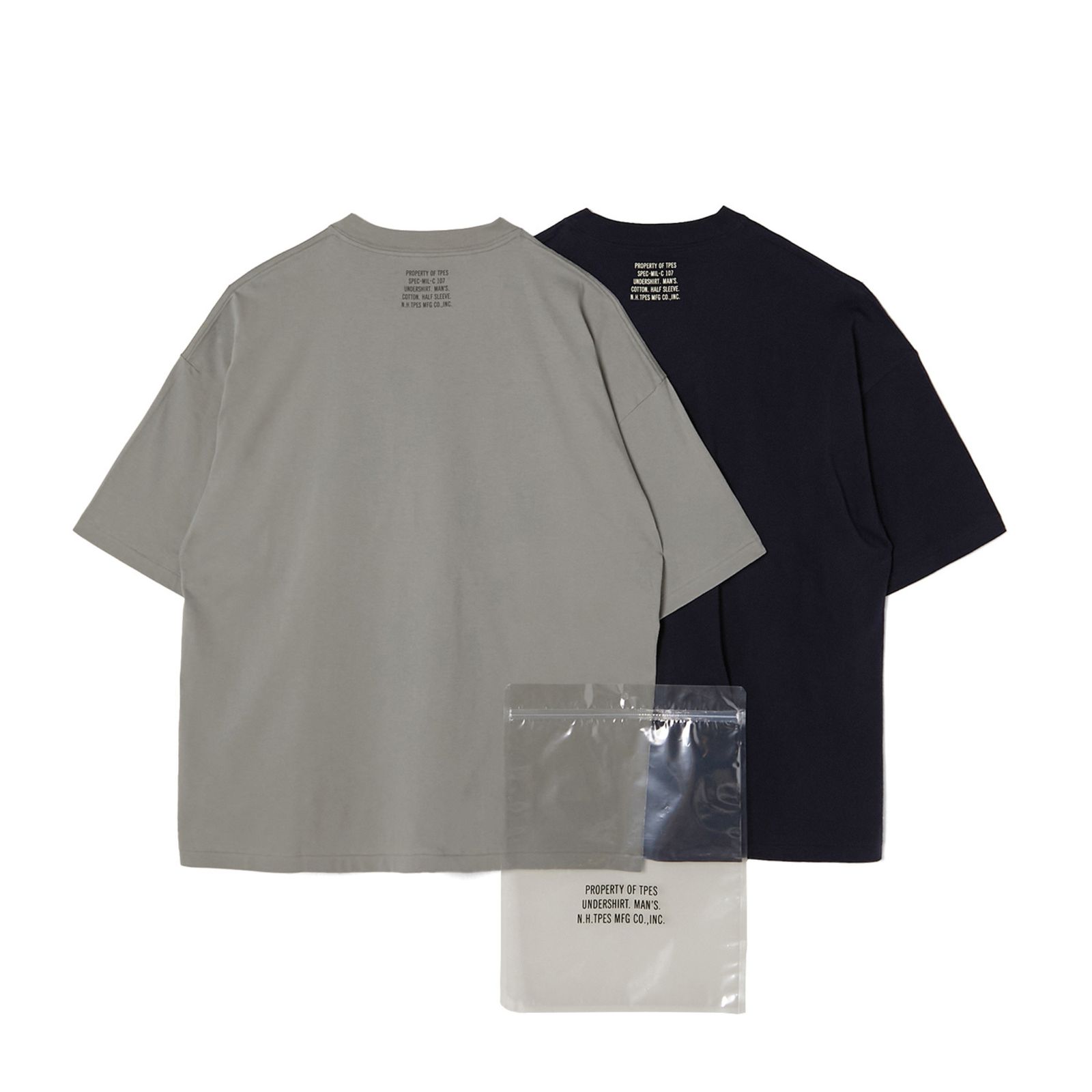 2PACK T-SHIRT （GRAY ・ NAVY） / パック Tシャツ （グレー ・ ネイビー） 9251-CS56-016
