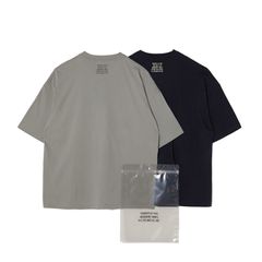 2PACK T-SHIRT （GRAY ・ NAVY） / パック Tシャツ （グレー ・ ネイビー） 9251-CS56-016