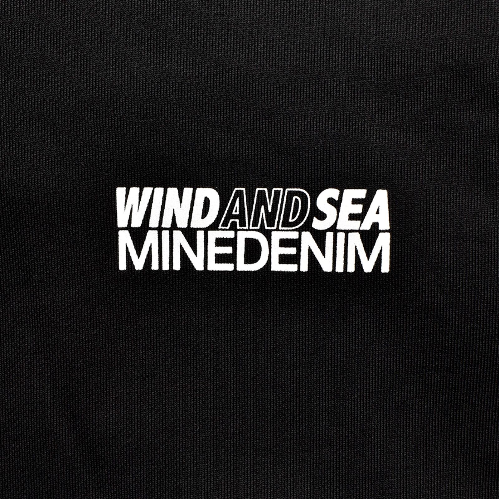 WIND AND SEA×MINEDENIM Photo Hoodie （BLK / ブラック）