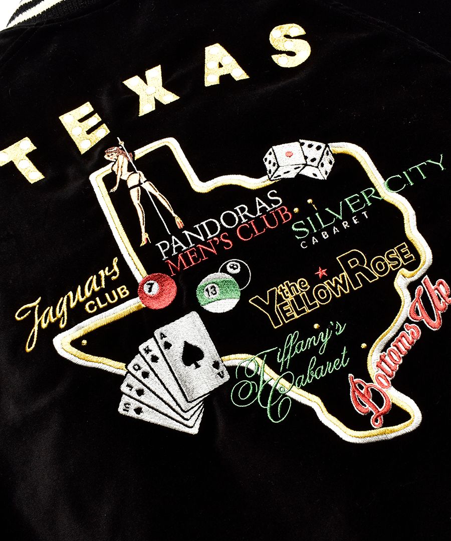 Texas Stripclubs Reversible  （BLK） / リバーシブル ブルゾン （ブラック）