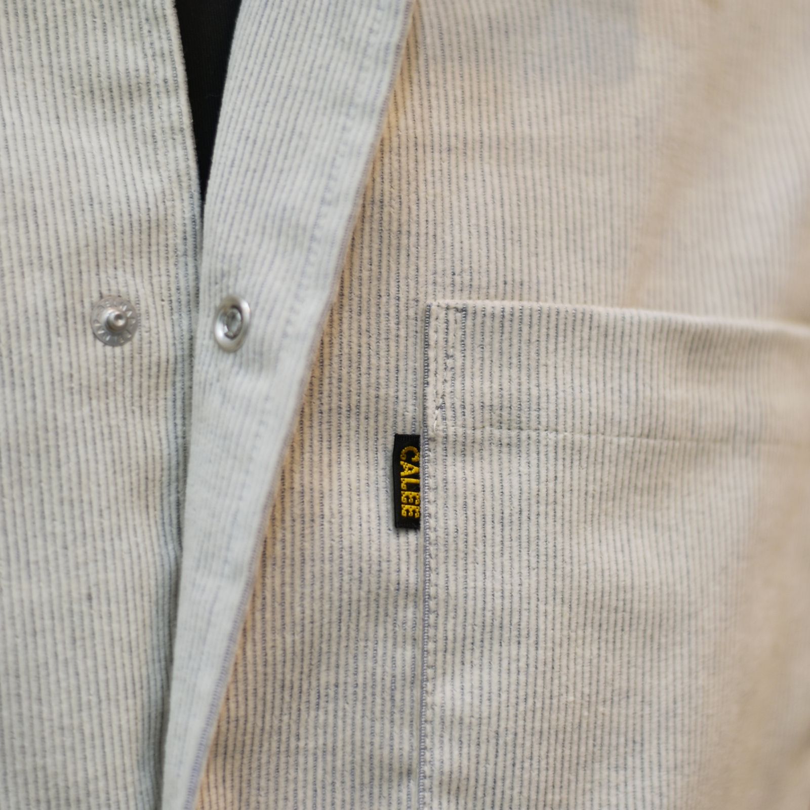 14W T/C CORDUROY SHIRT JACKET (IVORY)｜コーデュロイ シャツジャケット｜CL-25AW008