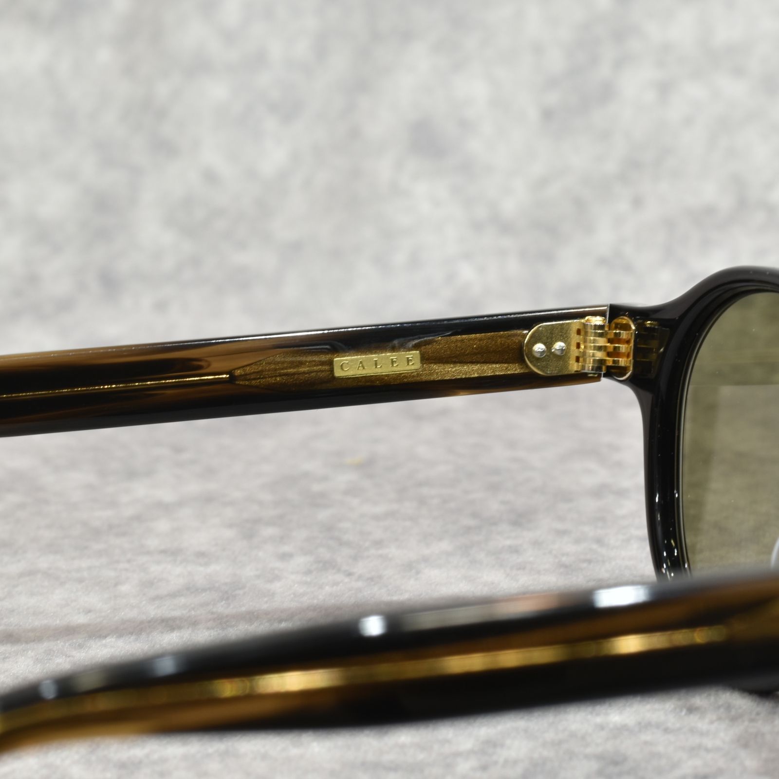 BOSTON TYPE GLASSES (BLACK DEMI / KHAKI)｜ボストン サングラス｜CL-26SS003G