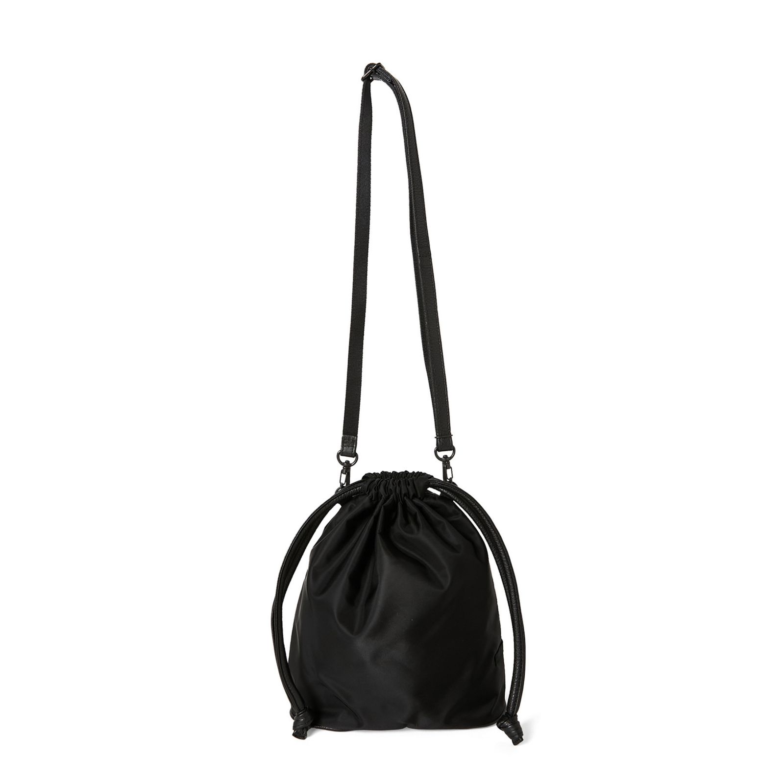 DRAWSTRING BAG （BLACK / ブラック）｜巾着バッグ｜2261-AC08