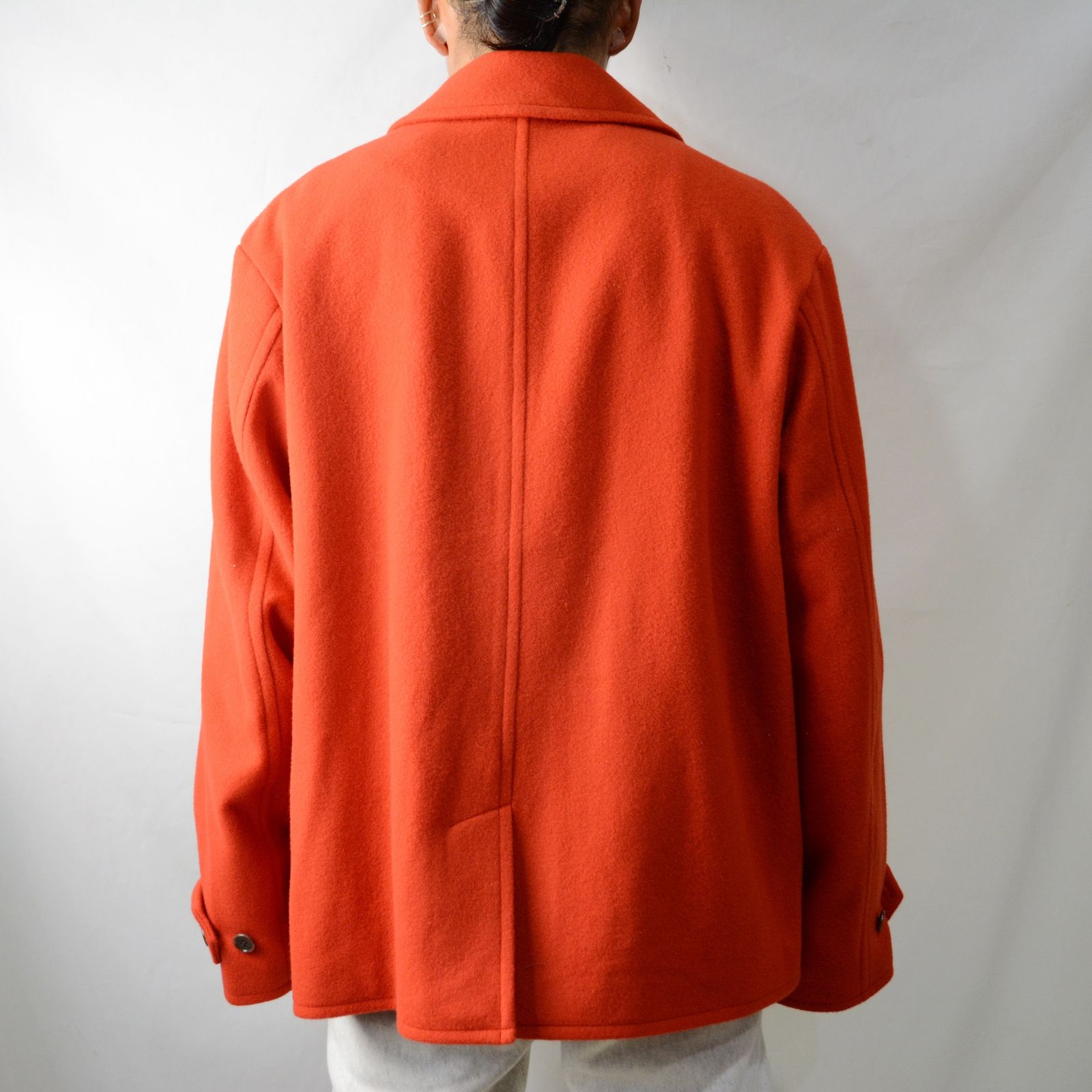 STAY GOLD SHORT DUFFLE COAT（SUNSET ORANGE） / ダッフルコート ショート丈