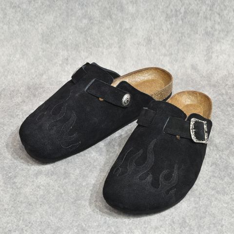 FLAME PATTERN SABO SANDALS (BK)｜フレームパターン サボサンダル｜PD26SAC06
