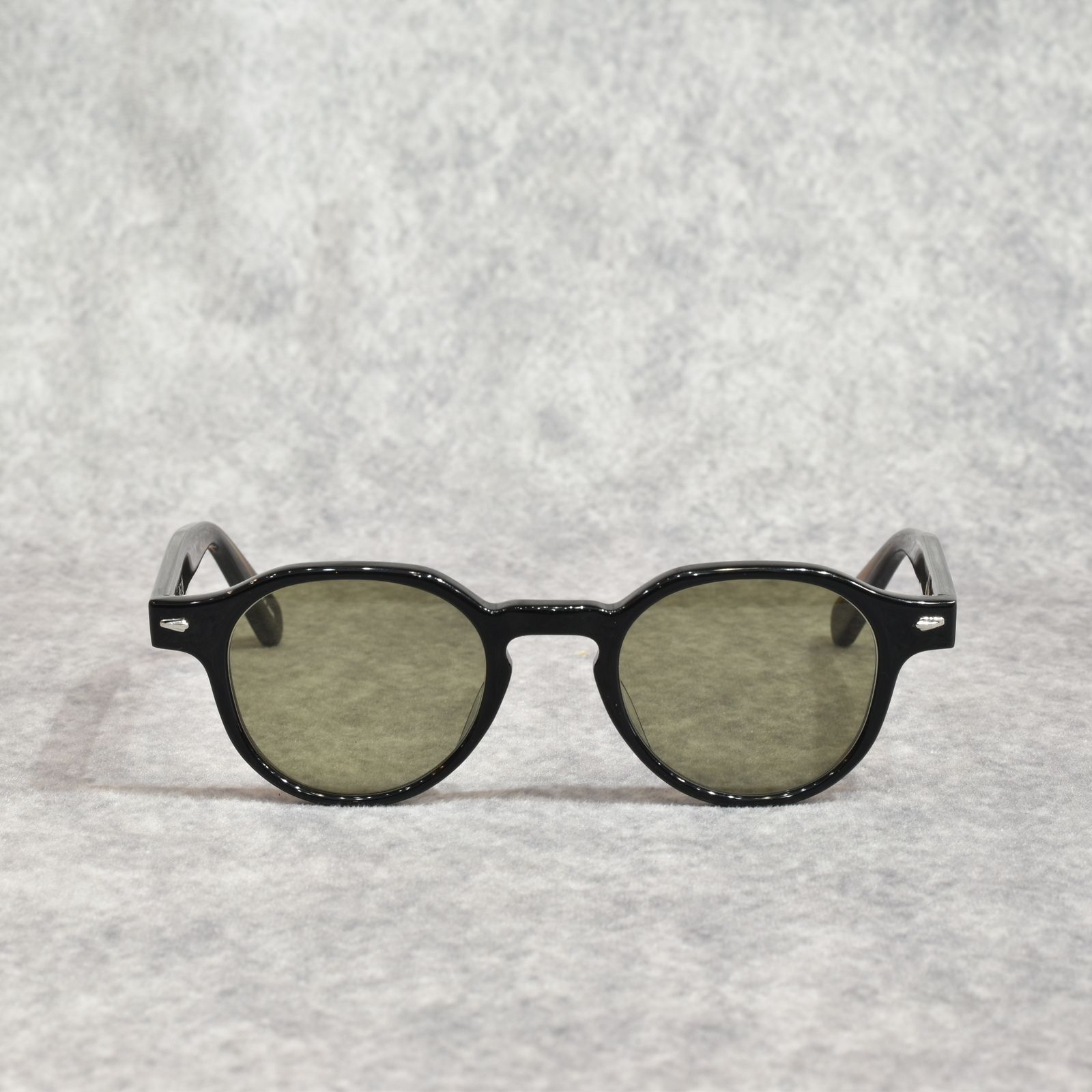 BOSTON TYPE GLASSES (BLACK DEMI / KHAKI)｜ボストン サングラス｜CL-26SS003G